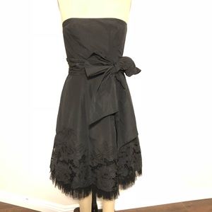 BCBGeneration Strapless Midi Dress